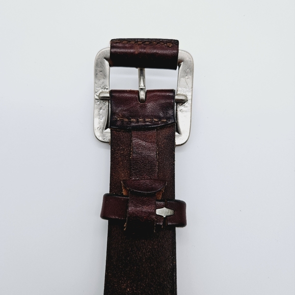 EDDIE BAUER | distressed leather belt - Picture 3 of 8